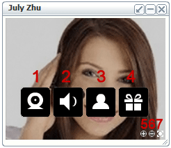 Video Effects Settings of 123FlashChat, Flash Software, PHP Chat, HTML Chat